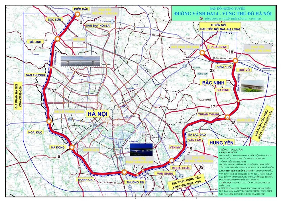 Hà Nội dồn lực triển khai vành đai 4, BĐS hai bên đường hưởng lợi